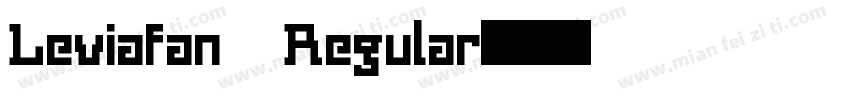 Leviafan Regular字体转换